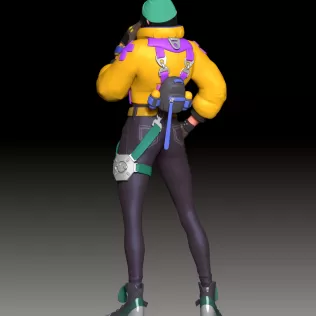 Valorant Killjoy FanArt - Model thumbnail 8