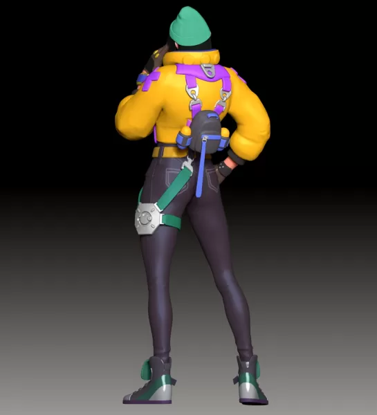 Valorant Killjoy FanArt - Model preview 8