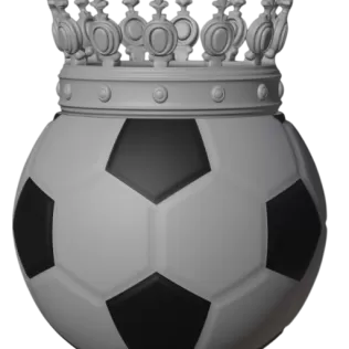 KING OF FOOTBALL – PREMIUM TROPHY 3D MODEL - Model thumbnail 6