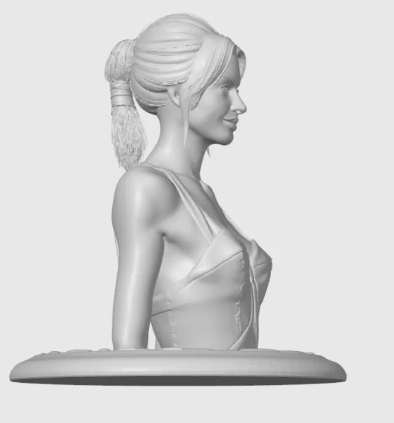Anne Hathaway 3D Bust Print - Model preview 4
