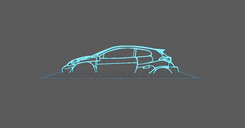 Toyota - Yaris GR Wall Art - Model preview 2