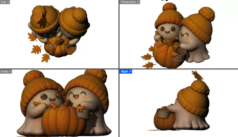 Booooh Family Halloween - Model preview 4