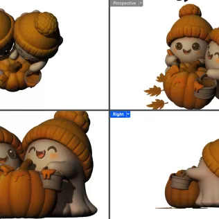 Booooh Family Halloween - Model thumbnail 4