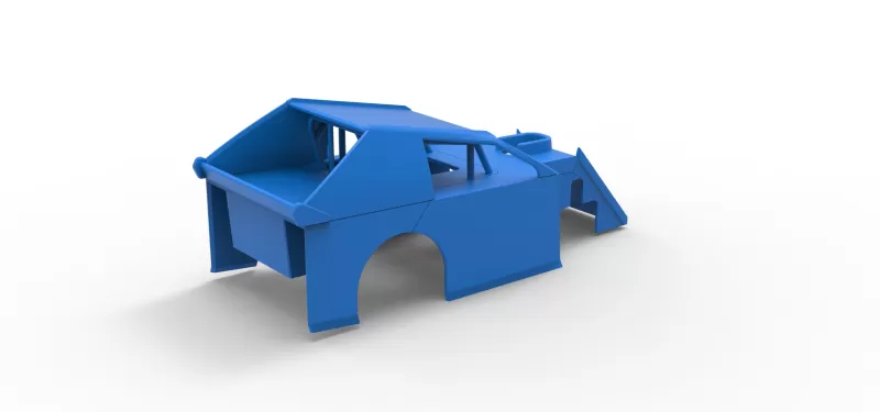 Shell of Mod Lite Race car Scale 1:25 - Model preview 14