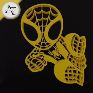 Spidey - Little Spiderman - Marvel - Silhouette - 2D Wall Art