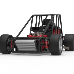 Experimental Pavement Silver Crown Car Base Scale 1:25 - Model thumbnail 5