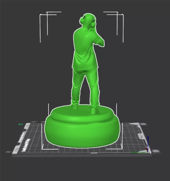 Clay Shooting 3D Character – Premium Printable STL + Blender Fil - Model preview 13