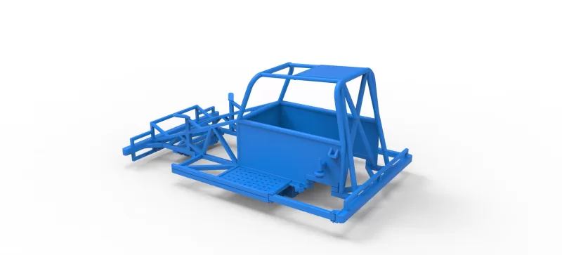 Frame of New Zealand Ministock car Version 3 Scale 1:25 - Model preview 9