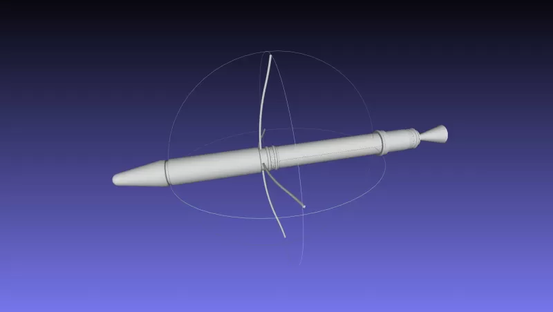 Explorer 1 First US Satellite Printable Scale Model - Model preview 1