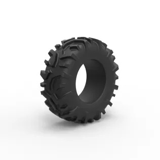 Offroad tire 139 Scale 1:25 - Model thumbnail 2