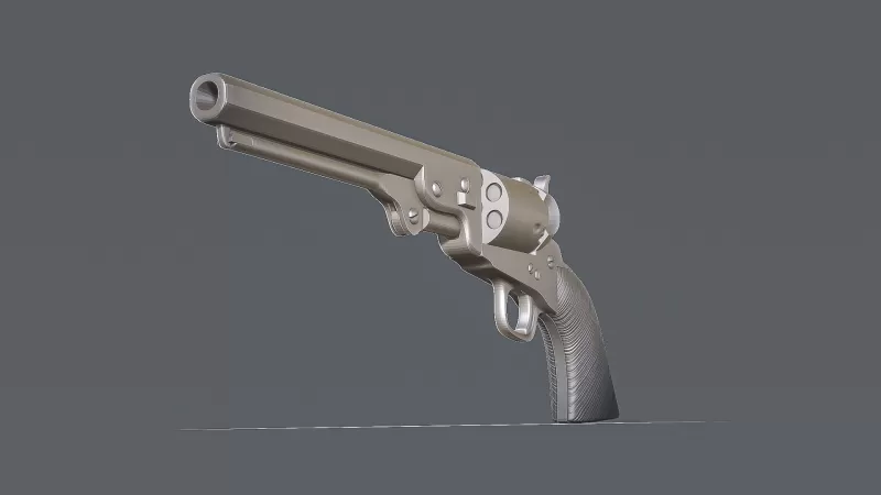 Colt Navy 1851 #RoZ - Model preview 1