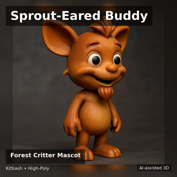 Whimsical Character Pack – Kitbash High-Poly Figure Collection ( - Model preview 2