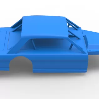 Shell of Vintage Asphalt Modified stock car V11 Scale 1:25 - Model thumbnail 16