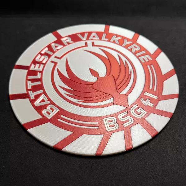 Battlestar Valkyrie BSG-41 Wall Plaque - Model preview 6