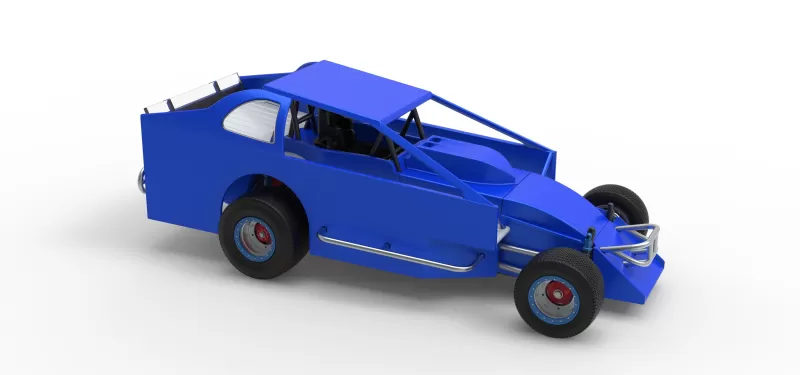 Northeast Dirt Modified stock car Version 2 Scale 1:25 - Model preview 24