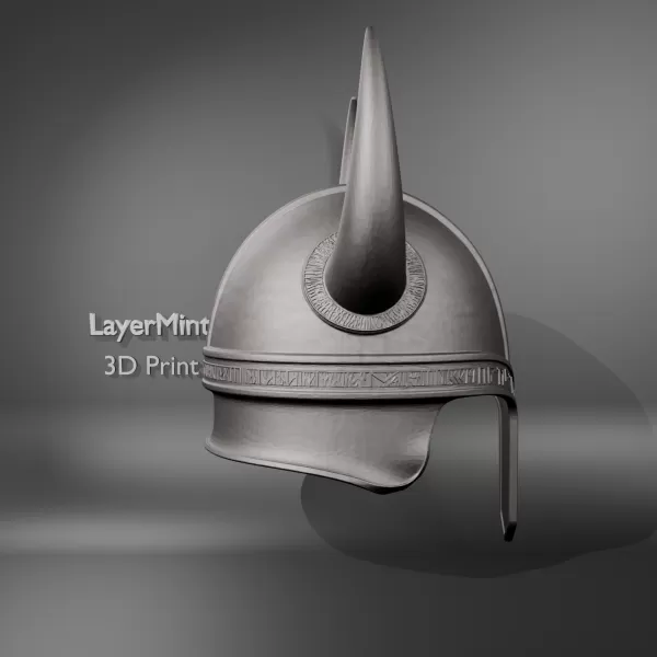 Epic Viking Horned Helmet - Model preview 3