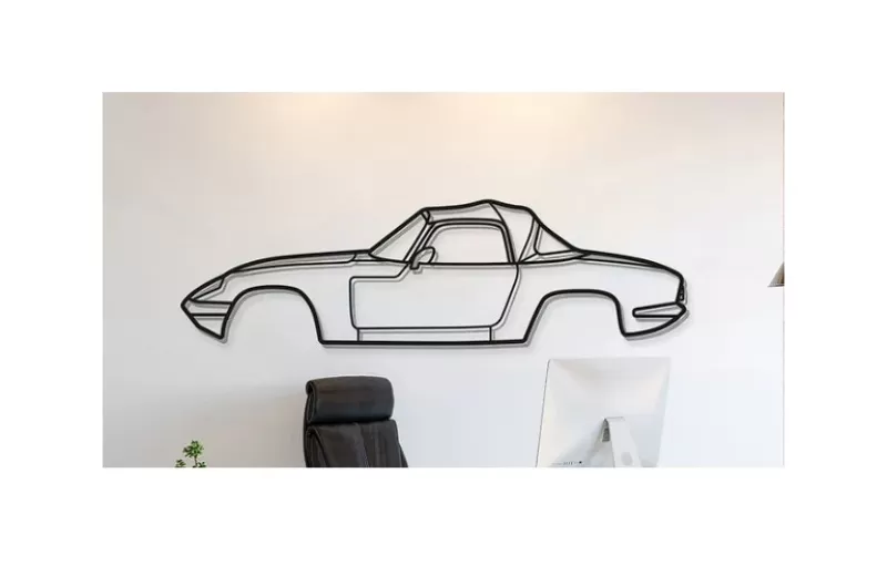 Lotus - Elan Sprint 1971 Wall Art - Model preview 1