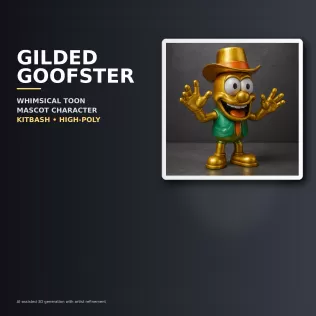 Stylized Character Kitbash Collection – High-Poly 3D Model Pack - Model thumbnail 6