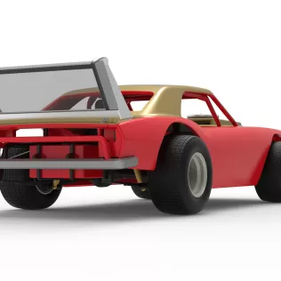 Vintage Semi-Late Model Stock Car Scale 1:25 - Model thumbnail 19