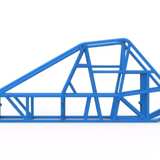 Frame of Experimental Pavement Silver Crown Car V2 Scale 1:25 - Model thumbnail 6