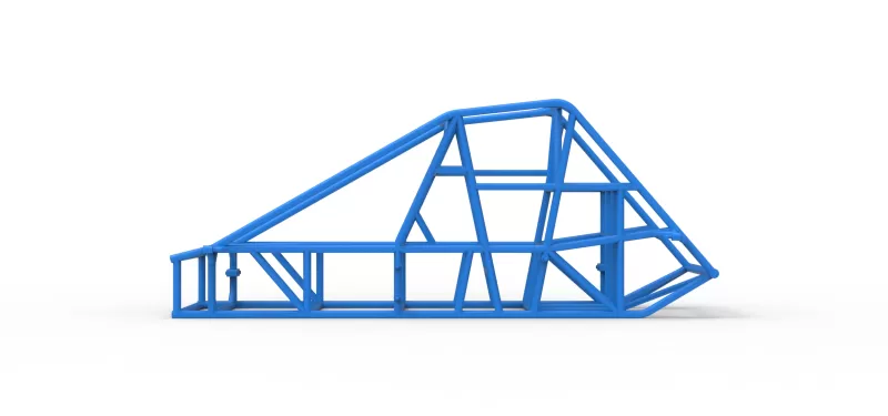 Frame of Experimental Pavement Silver Crown Car V2 Scale 1:25 - Model preview 6
