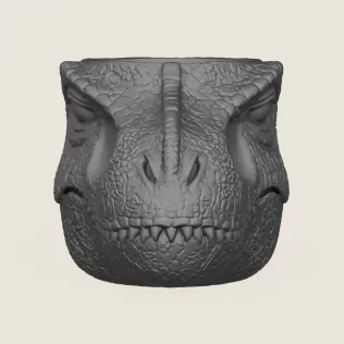 Dinosaur Milk Coffee Mug - Model thumbnail 3