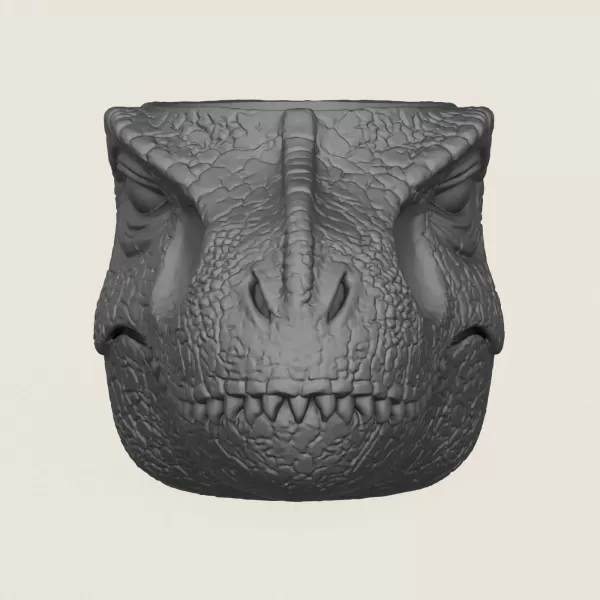 Dinosaur Milk Coffee Mug - Model preview 3