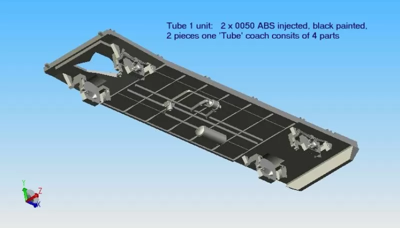 1:87 Spur H0 - Autotransportwagen der DBAG Typ Hcceerrs330 - Model preview 3