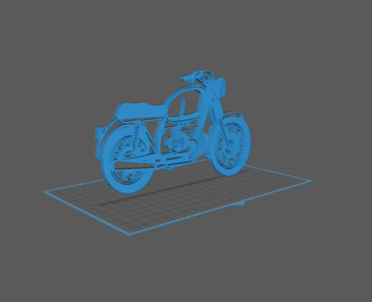 BMW - R90S Wall Art - Model preview 1