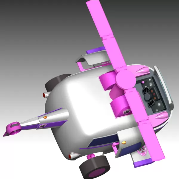 Skye Copter Paw Patrol - Model preview 4