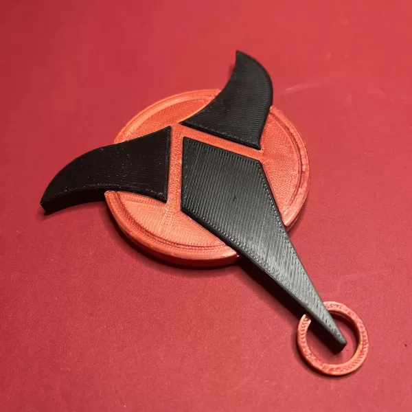 Klingon Imperial Trefoil Christmas Tree Ornament - Model preview 3