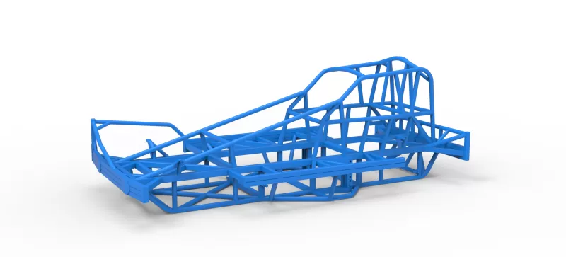 Frame of BriSCA Formula 1 Stock Car Version 2 Scale 1:25 - Model preview 1