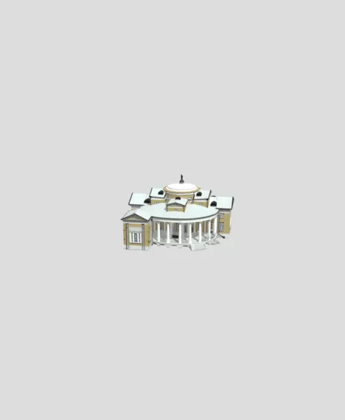 Colonnaded Rotunda Pavilion - Model preview 1