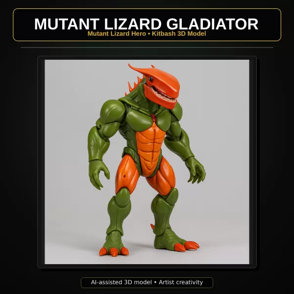 Creature Mech Beasts Kitbash High-Poly 3D Model Pack - Model preview 18