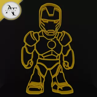 Little Iron Man - Marvel - Silhouette - 2D Wall Art Decor