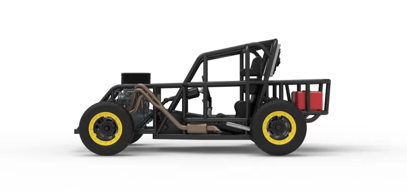 Mod Lite Race car Base Version 2 Scale 1:25 - Model preview 9