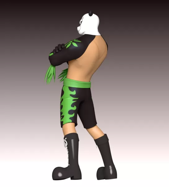 Pandaman - One Piece - Model preview 7