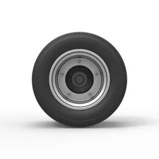 Wheel from Asphalt Modified stock car Version 6 Scale 1:25 - Model thumbnail 5