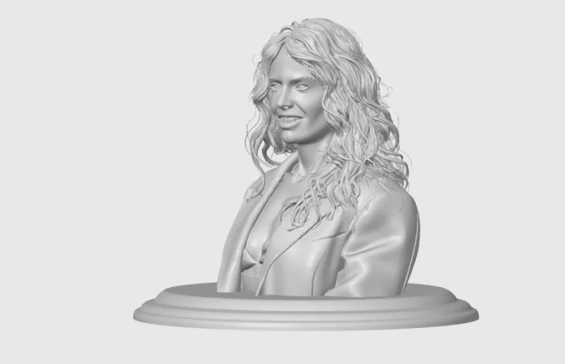 Elodie Fontan 3D Bust Print - Model preview 4