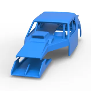 Shell of Vintage Asphalt Modified stock car V8 Scale 1:25 - Model thumbnail 4