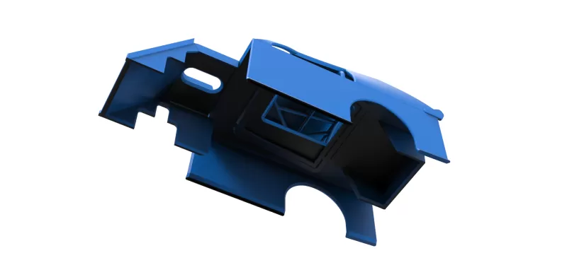 Shell of Mod Lite Race car Scale 1:25 - Model preview 3