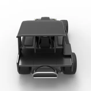 Vintage Dirt Modified stock car Version 6 Scale 1:25 - Model thumbnail 17