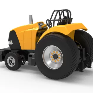 Fun short Pro Stock Pulling Tractor Version 5 Scale 1:25 - Model thumbnail 10