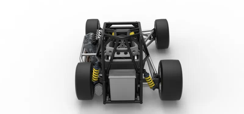 Three Quarter Midget Base Scale 1:25 - Model preview 17
