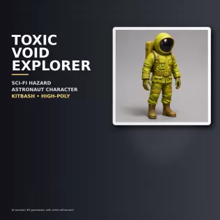 Stylized Character Kitbash Collection – High-Poly 3D Model Pack - Model thumbnail 4