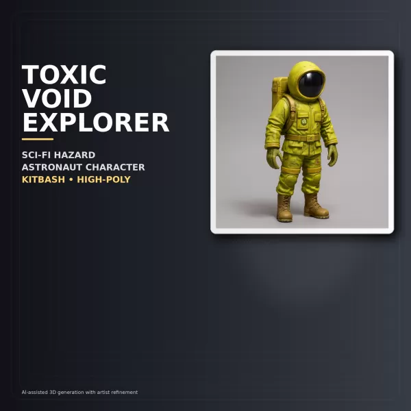 Stylized Character Kitbash Collection – High-Poly 3D Model Pack - Model preview 4