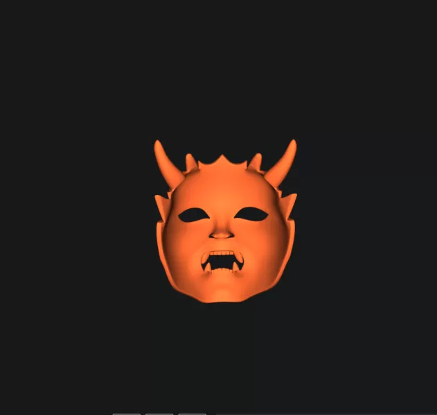 Dragon Mask - Model preview 3
