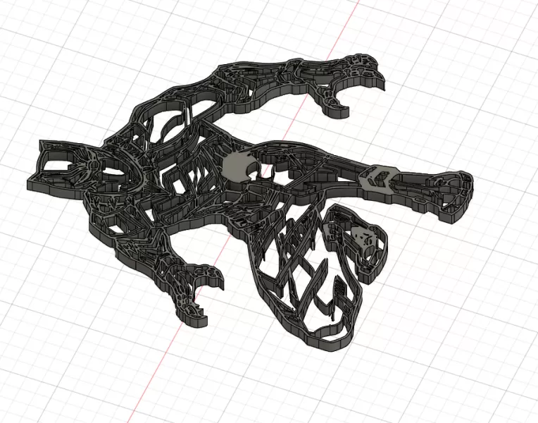 Silhouette Black Panthère - Marvel Wall art - Model preview 2