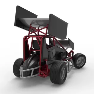 New Zealand Minisprint while turning Scale 1:25 - Model thumbnail 18