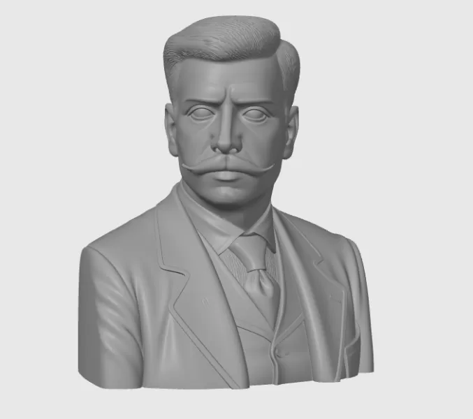 Gotse Delchev 3D STL (Гоце Делчев) - Model preview 2